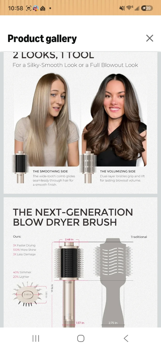 TYMO Hot Air Brush - photo 2