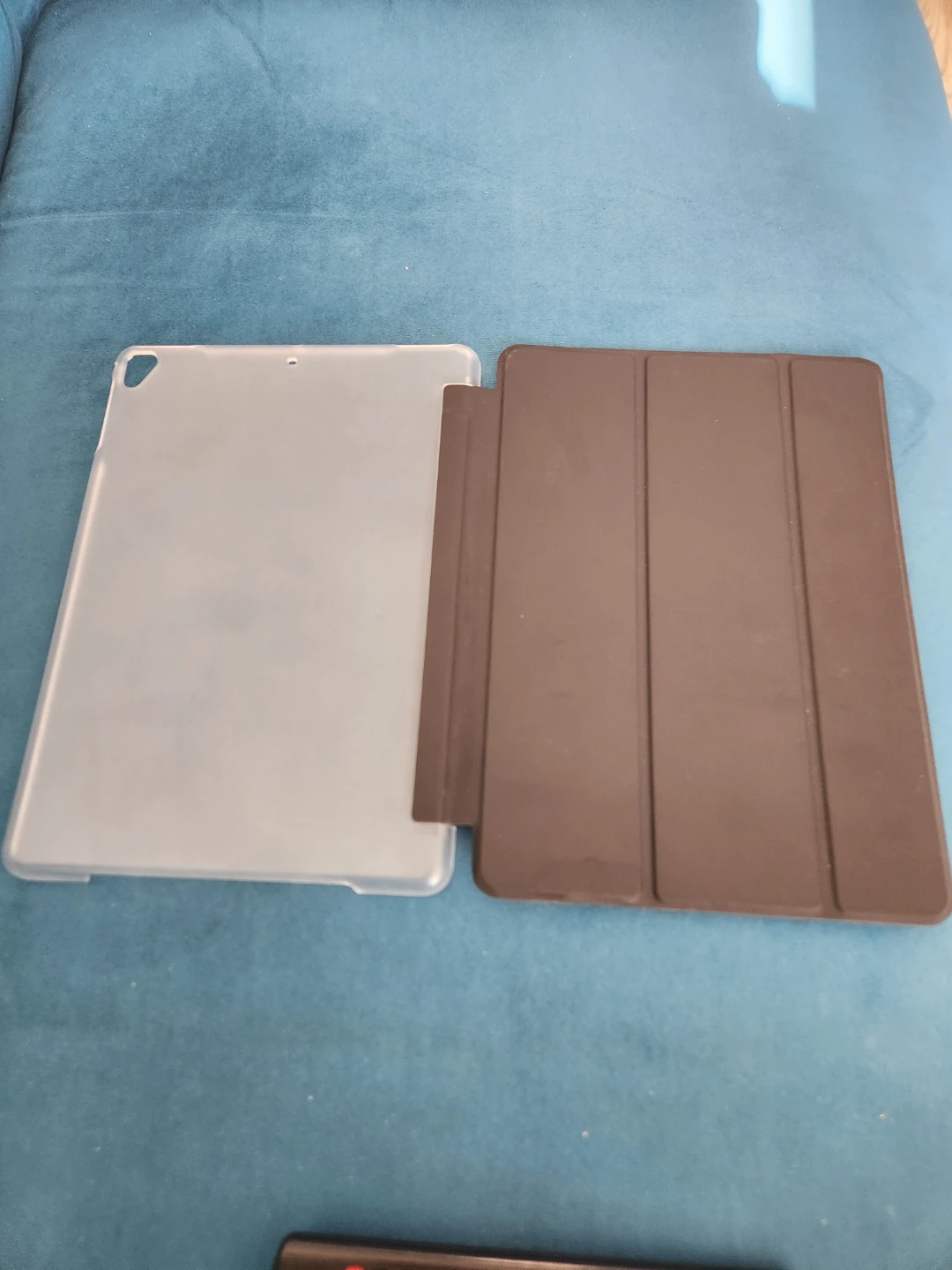 Black iPad Case with Translucent Back - photo 2