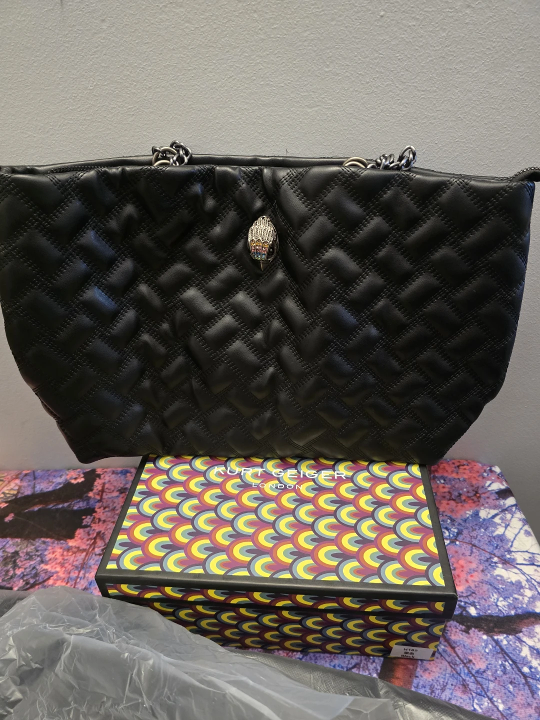 Kurt Geiger London Quilted Tote Bag