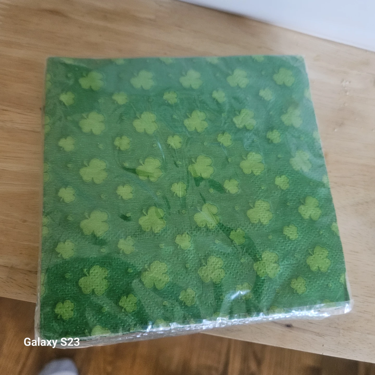 St. Patrick's Day Shamrock Paper Napkins