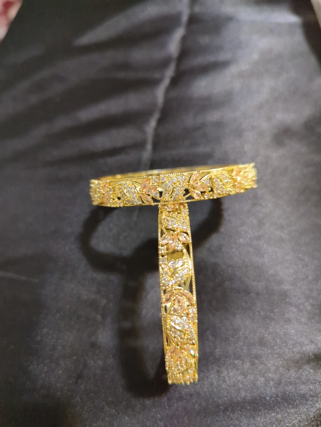 Gold-tone crystal Kangan - photo 3