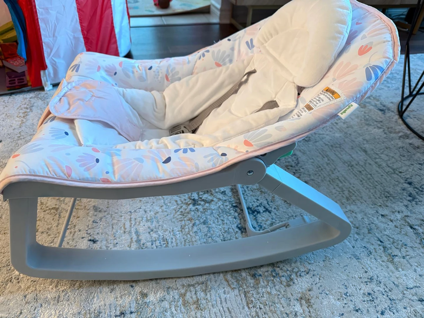 Pink Ingenuity baby vibrating bouncer and rocker (3 in 1) - photo 5