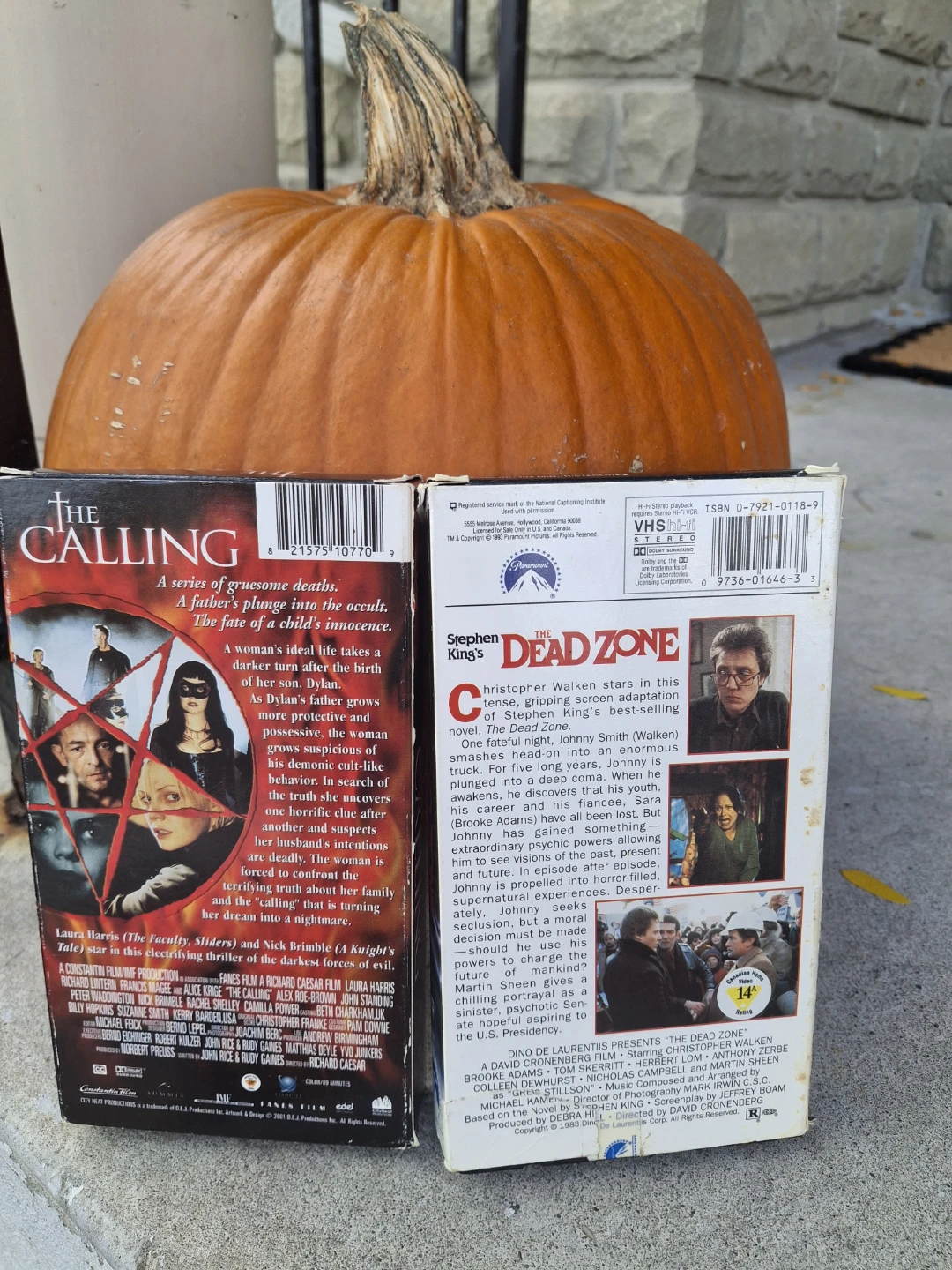 Set of 2 Horror VHS Tapes: The Dead Zone and The Calling - photo 3