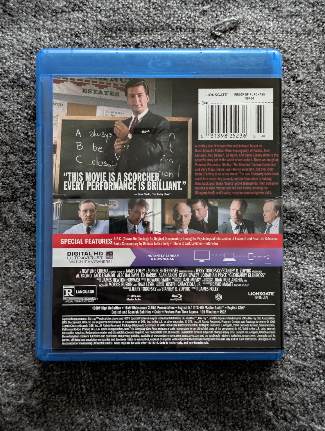 Glengarry Glen Ross Blu-ray - photo 2