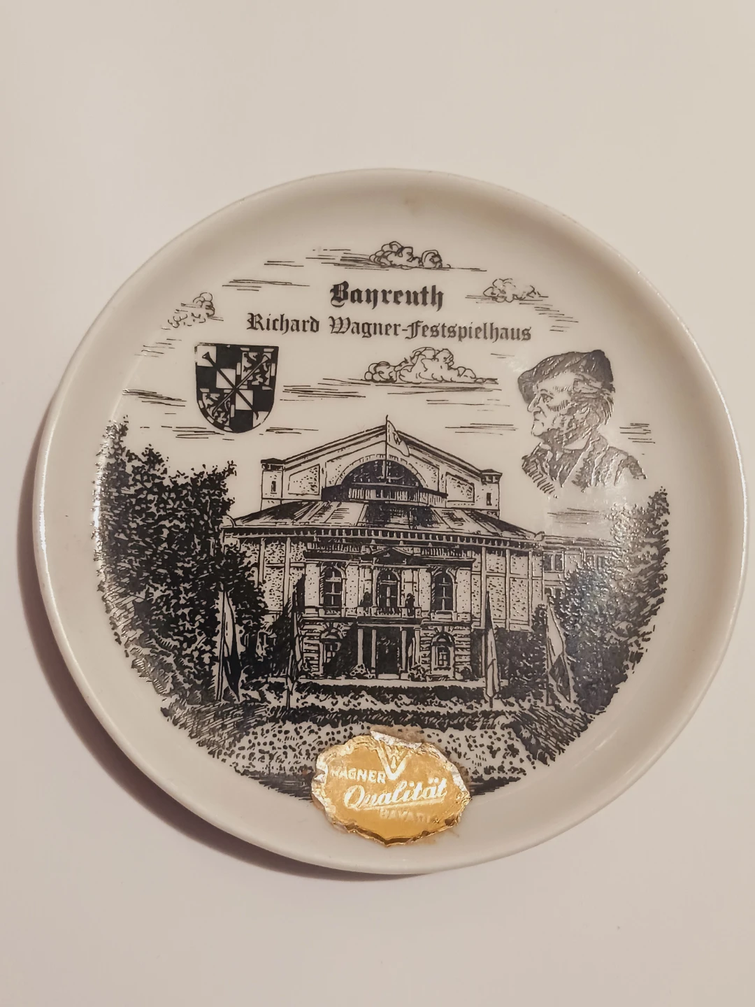 Bayreuth Richard Wagner-Festspielhaus Souvenir Plate
