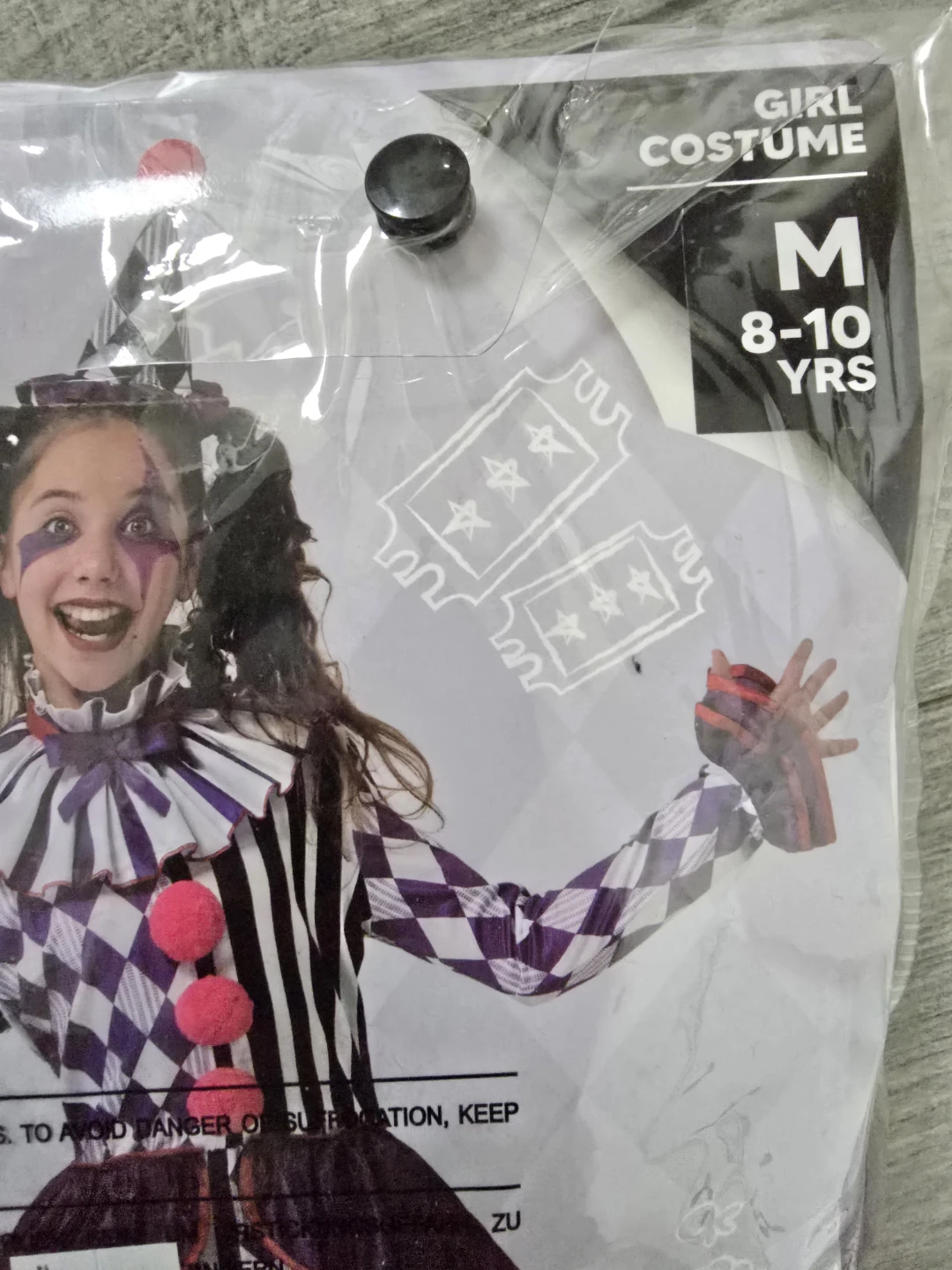 Spooktacular Creations Clown Costume Size Medium - photo 2