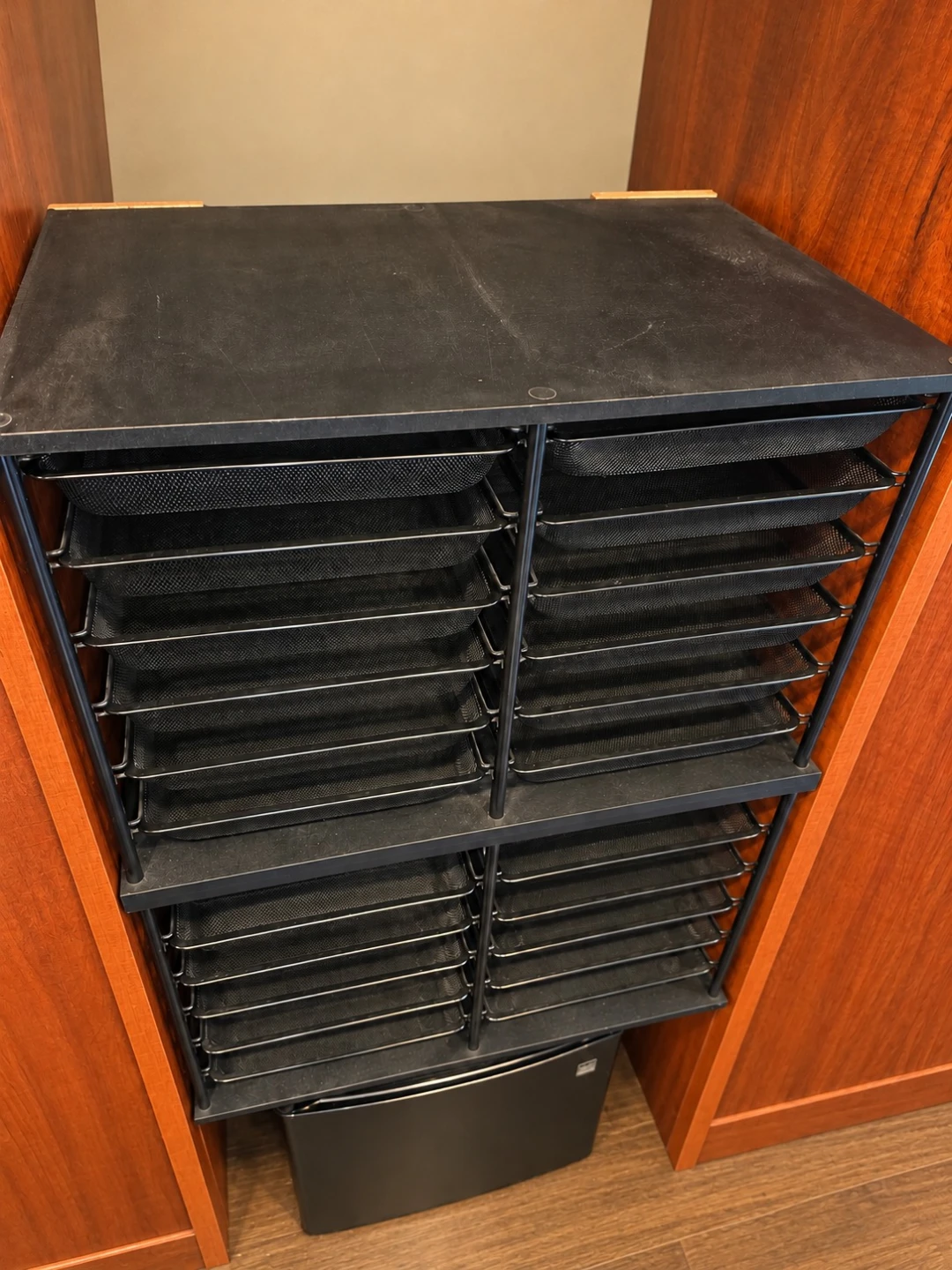Black Metal Mesh Pull-Out Drawer Organizer - photo 5