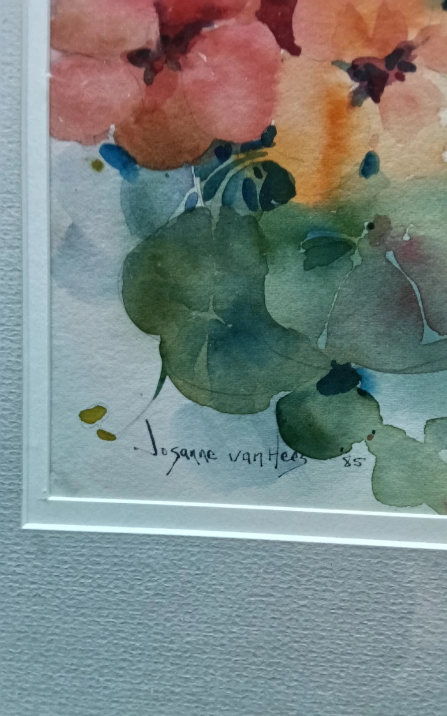 Josanne van Hees 1985 Original Watercolor - photo 3