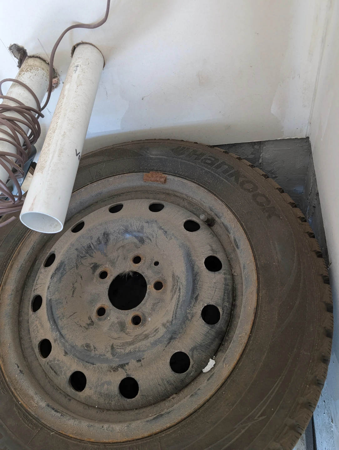 Hankook Winter Tires with Steel Rims