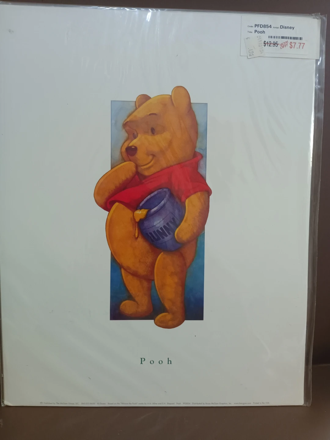 Disney Winnie the Pooh Art Print - photo 2