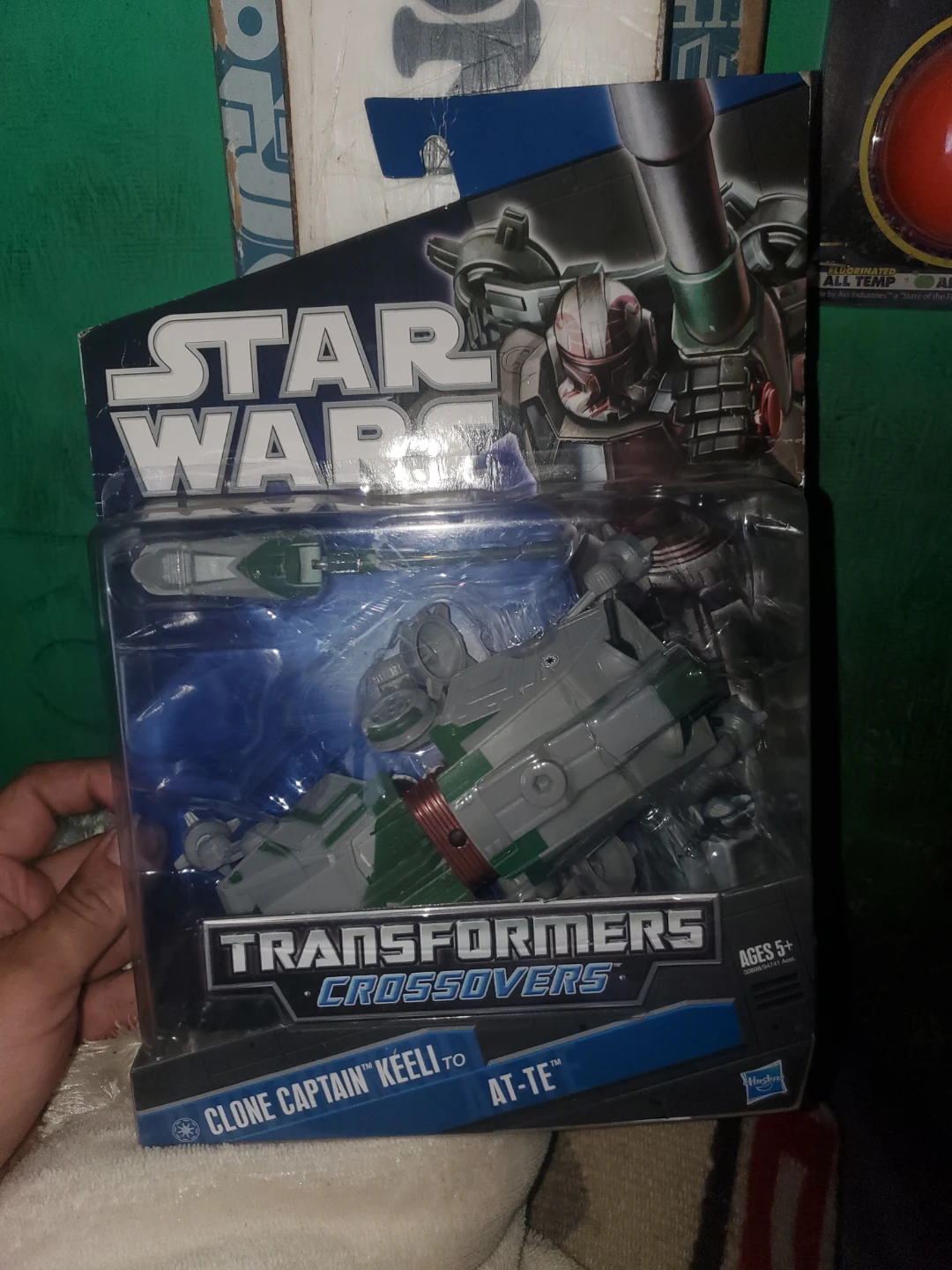 Star Wars Transformers Crossovers Clone Captain Keeli to AT-TE