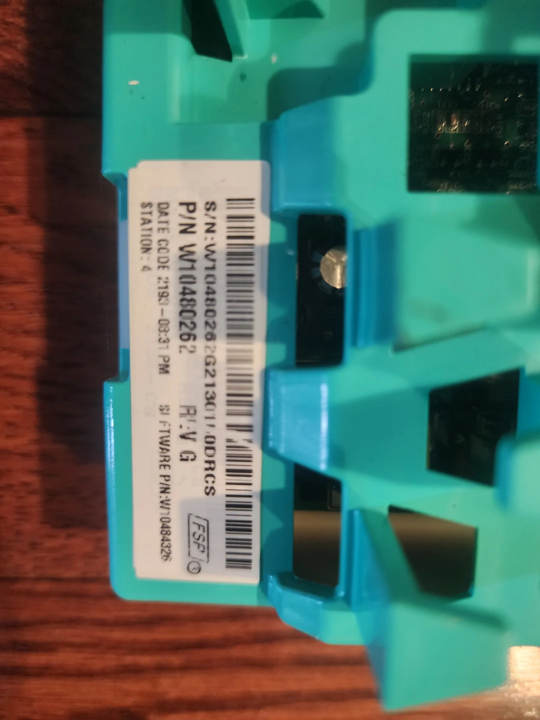 OEM Whirlpool Control Board W10480261Shift Actuator WPW10006355