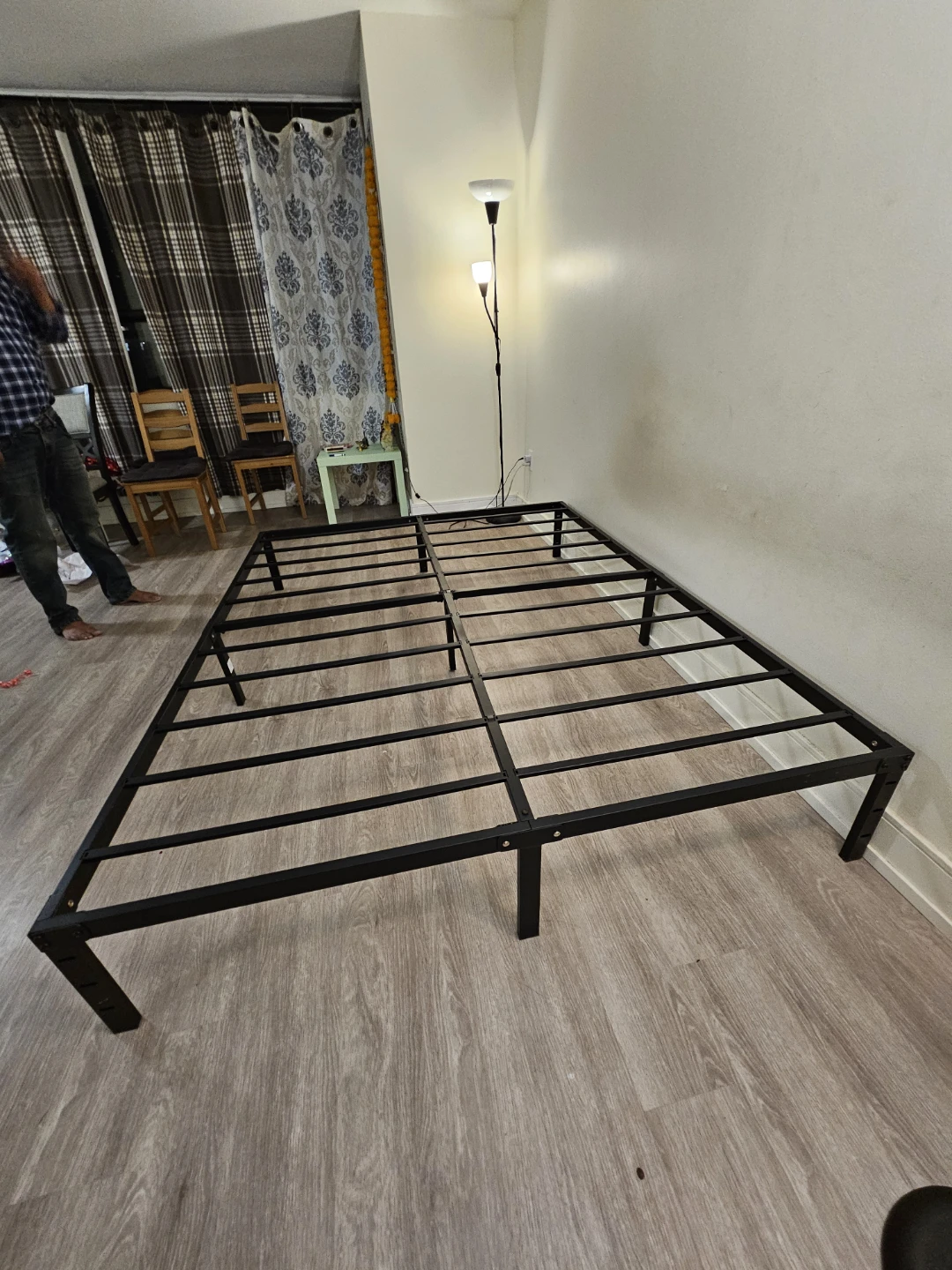 Black Metal Bed Frame - photo 4
