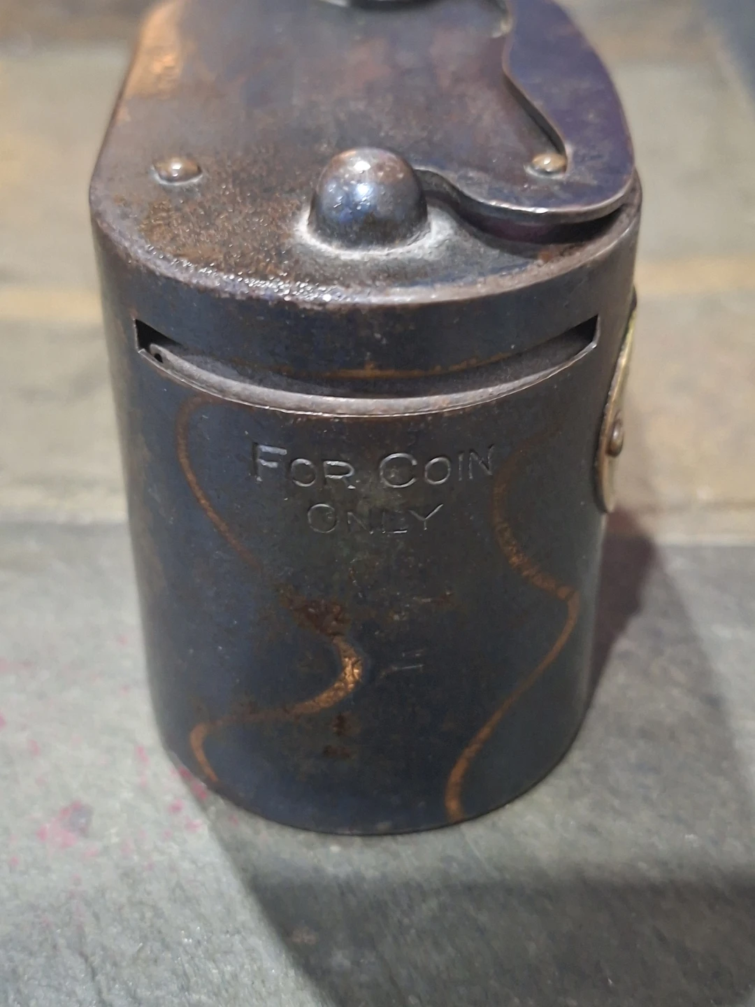 Antique 1910s Bank of Vancouver Metal Savings Bank - photo 2