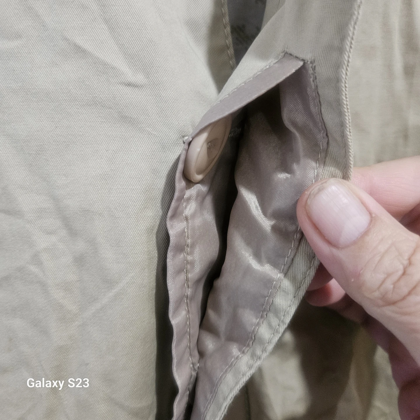 DKNY Jeans Tan Trench Coat - photo 4