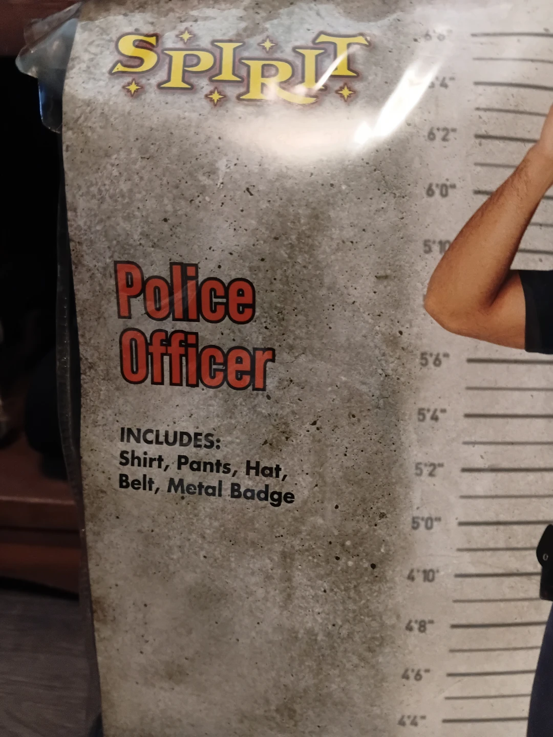 Police officer costume for halloween