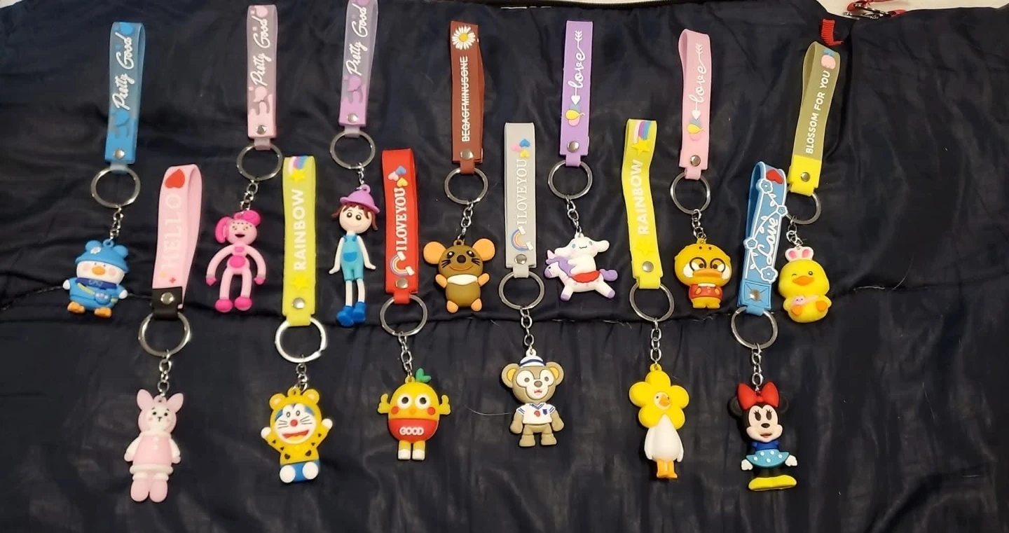Assorted Silicone Character Keychains - photo 2