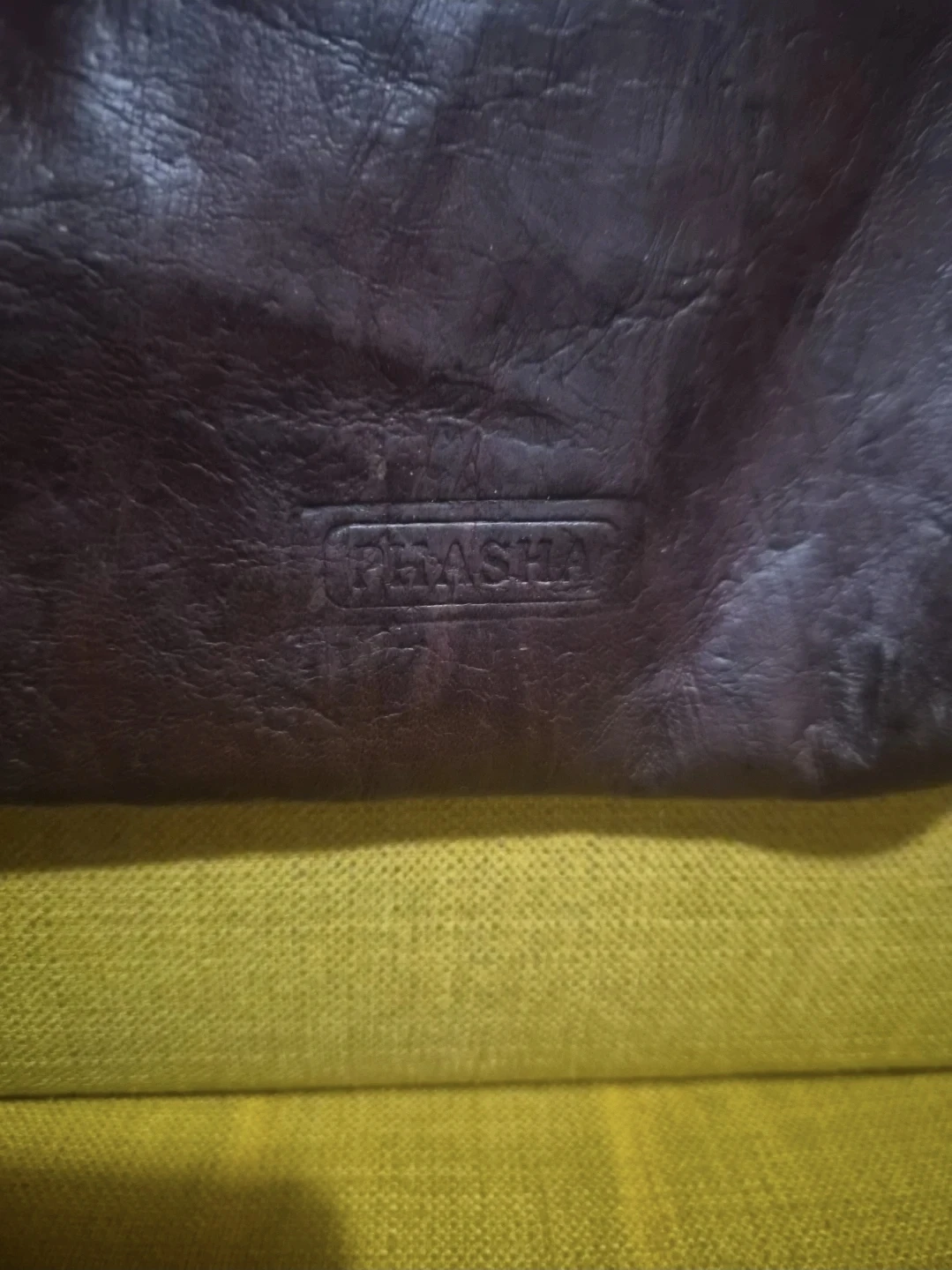 Vintage Unisex PHASHA Leather Messenger Bag - photo 2