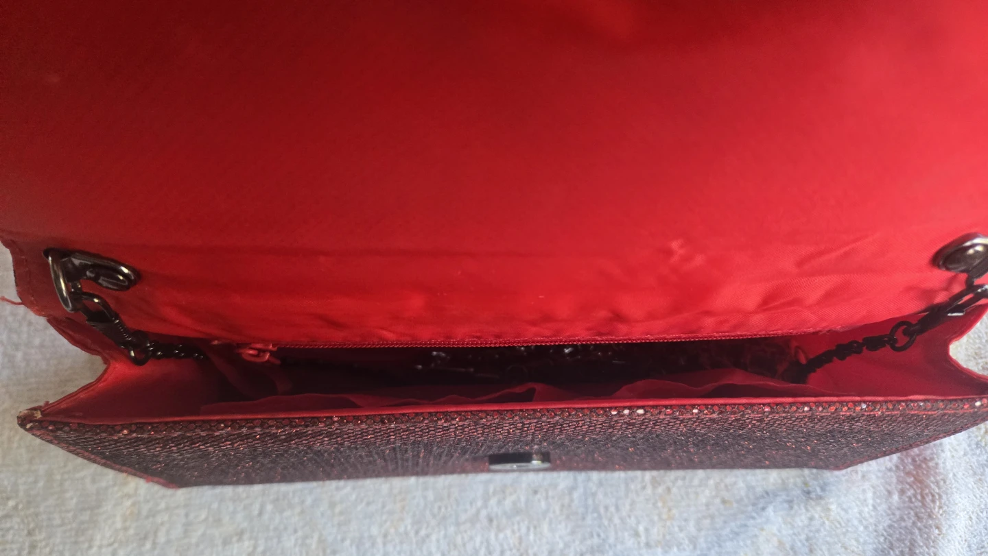 Red glitter Clutch - photo 4