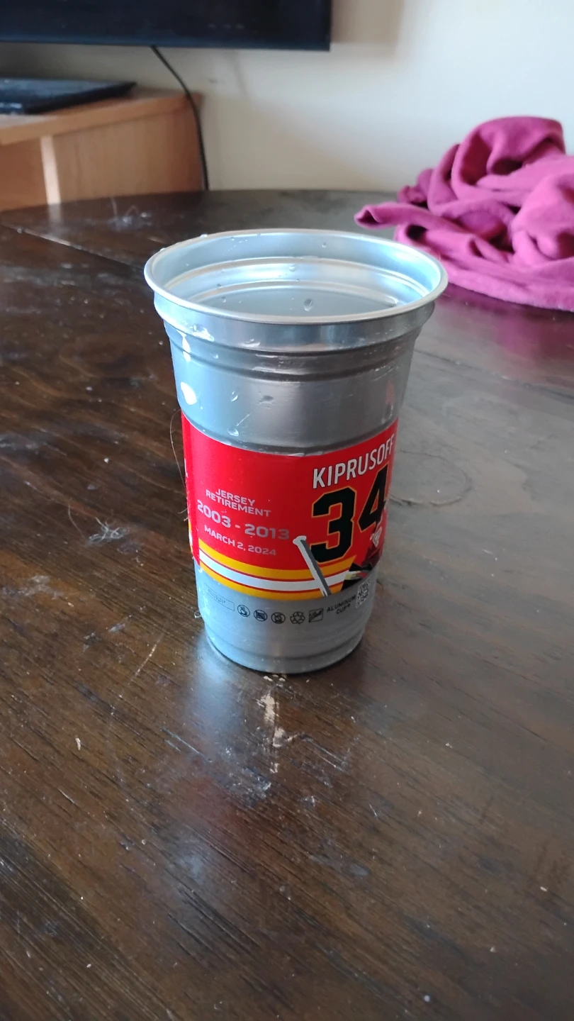 Calgary Flames Kiprusoff Aluminum Cup and Gaudreau Ornament - photo 2