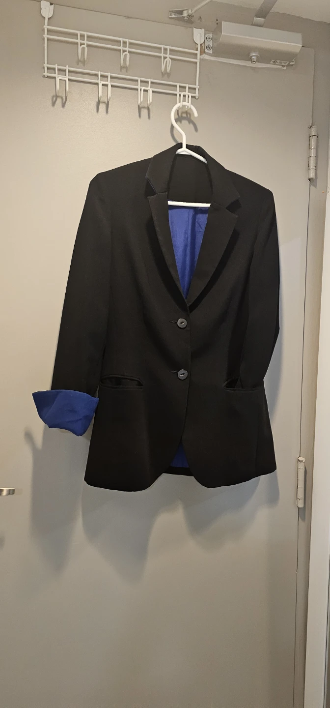 Black jacket with Blue Lining