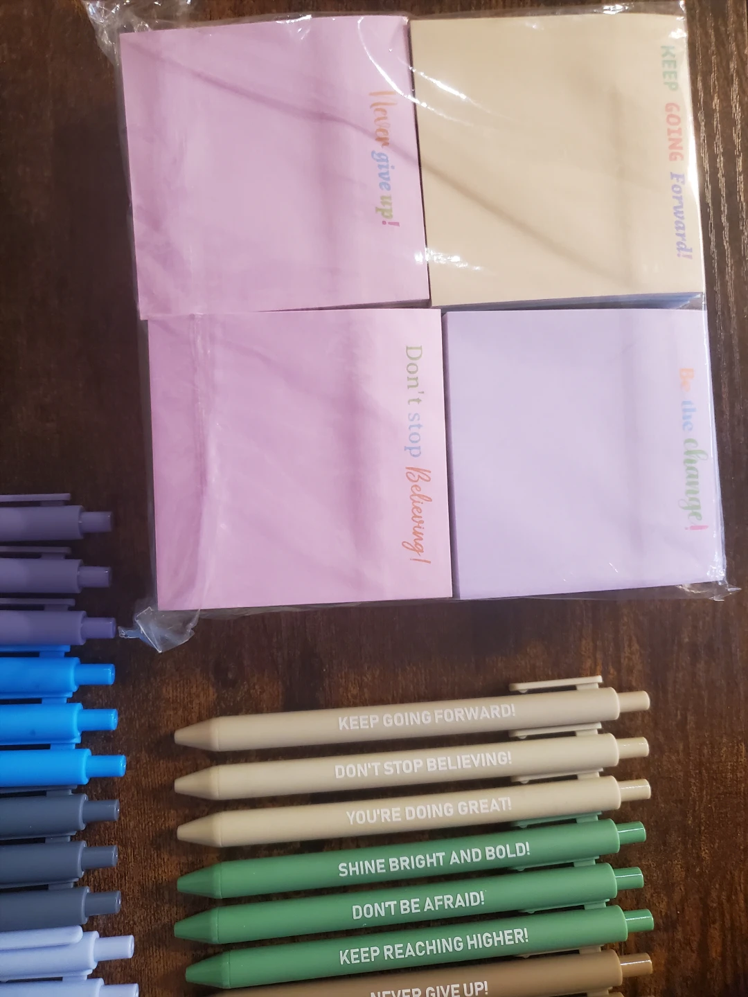 60 Pc. Motivational Pen and Sticky Note Stationery Set...New - photo 5