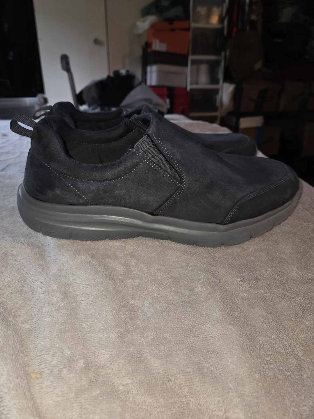 Gray Comfy & Soft Slip In Shoes in a Men's 9 - photo 5