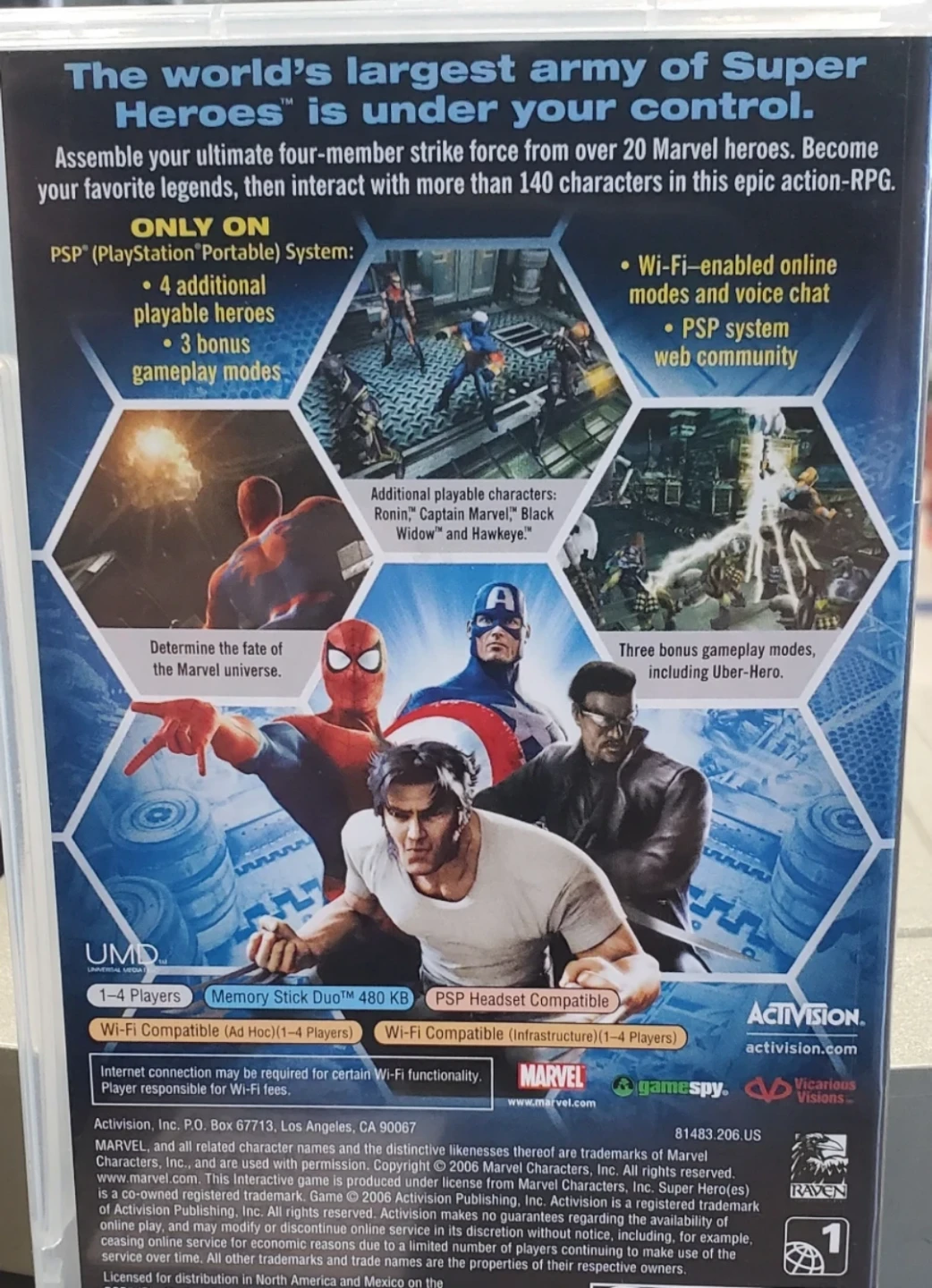 Marvel Ultimate Alliance for PSP - photo 2