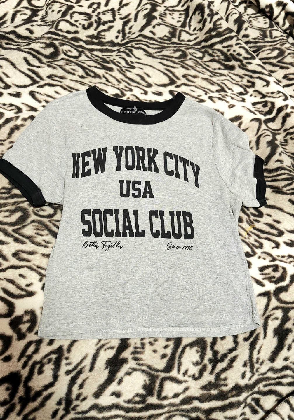 Two Graphic Crop Tops - photo 2
