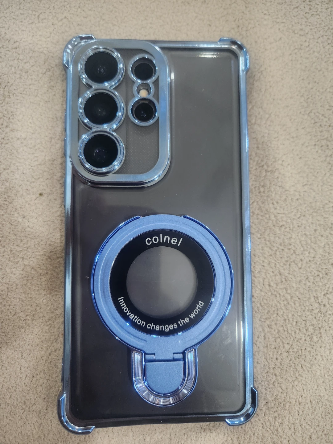 Colnel Blue Phone Case s26ultra  with Magnetic Stand