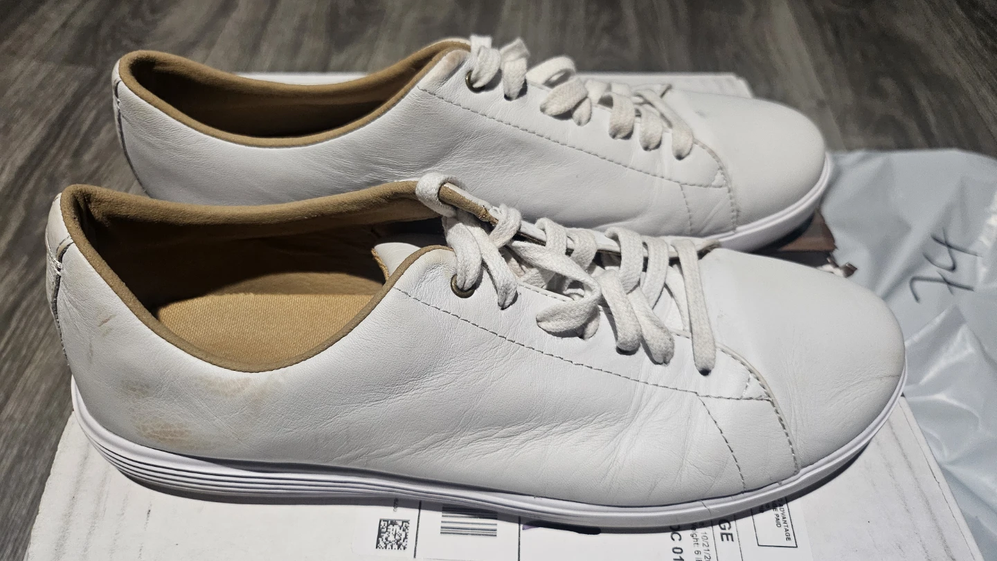 Cole Haan White Sneakers Size 10.5 - photo 2