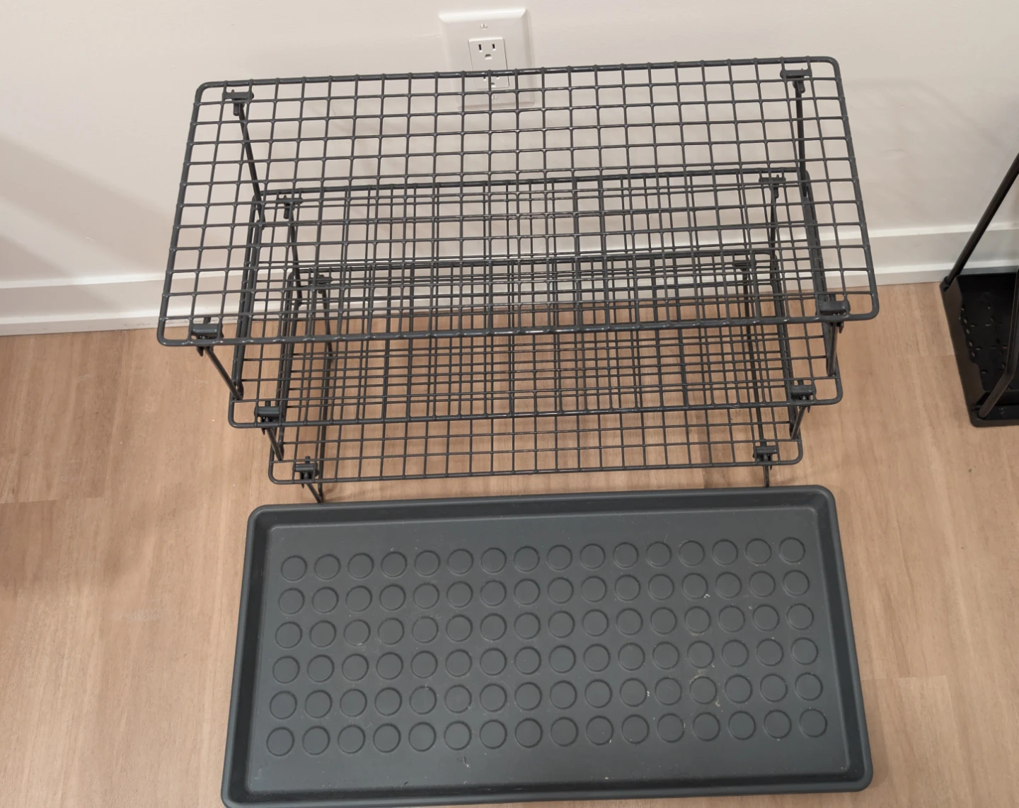 IKEA Shoe Rack Set – 3 Stackable Racks + 1 Boot Tray - photo 3