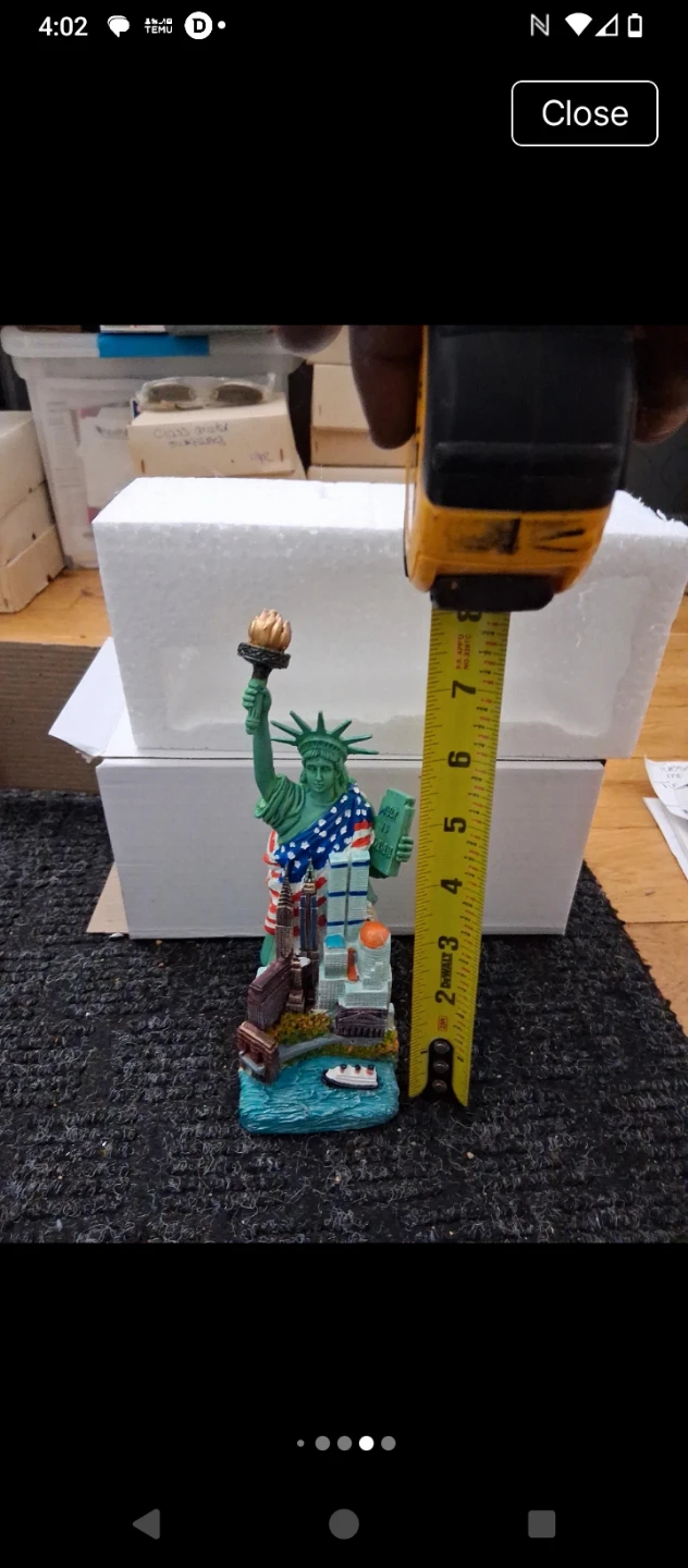 5 Statue of Liberty Souvenir Figurines