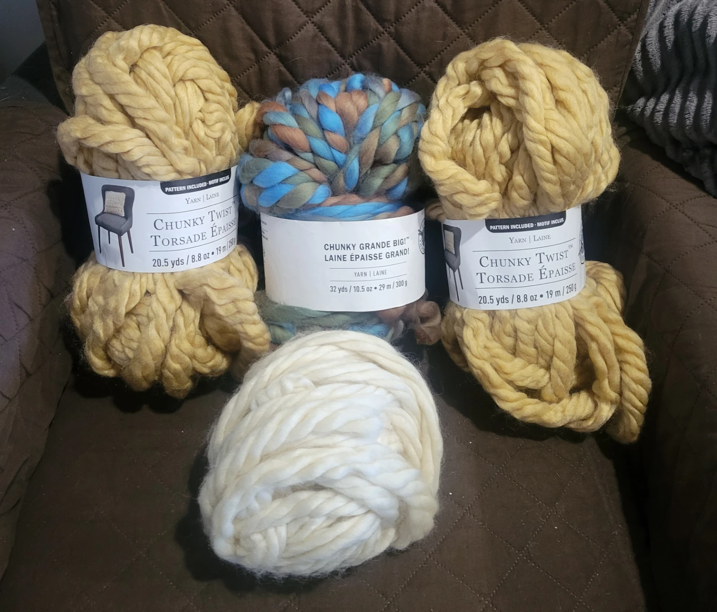 3 Rolls of Yarn