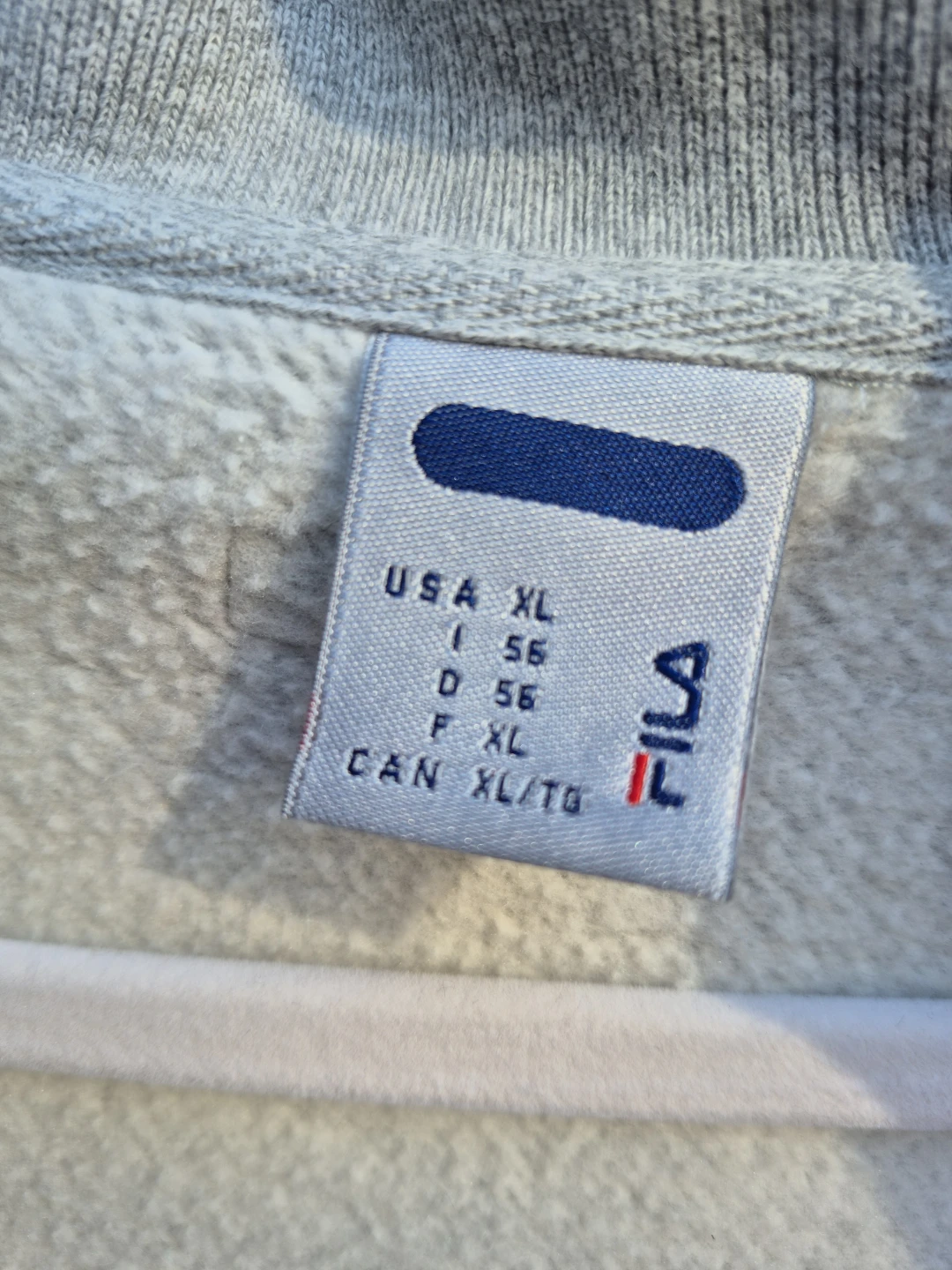 FILA Gray Quarter-Zip Pullover - photo 3