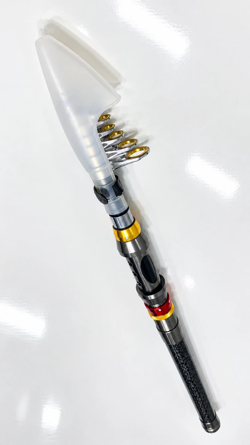 2.7m (9 ft) Carbon Fiber Telescopic Fishing Rod –New - photo 2