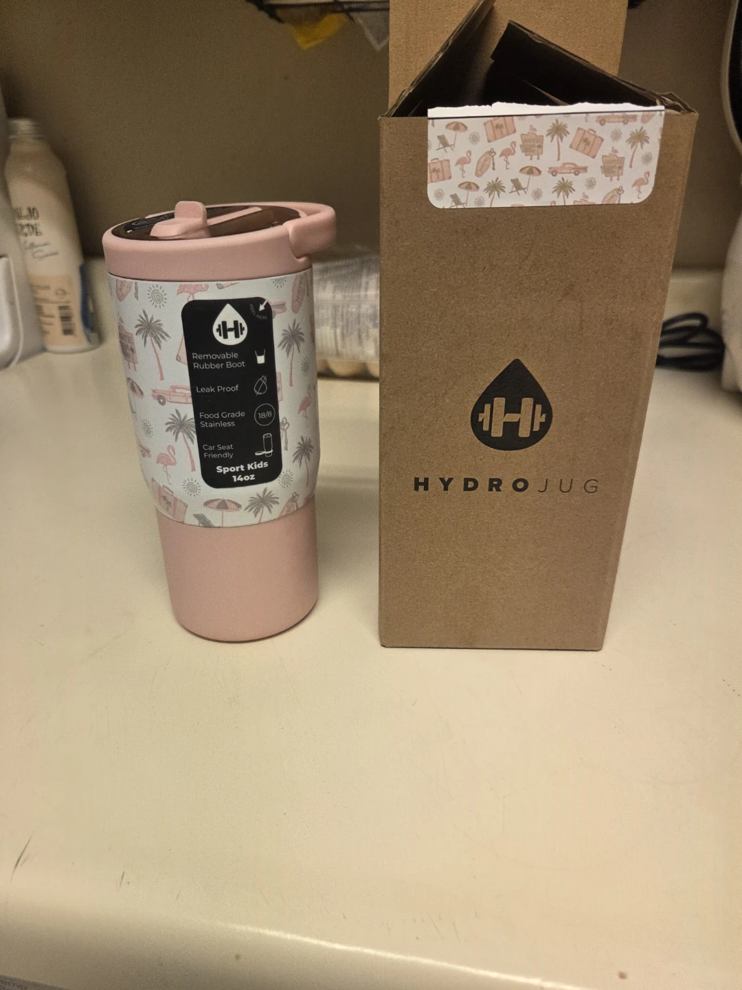 Brand new HydroJug Sport Kids 14oz Water Bottle