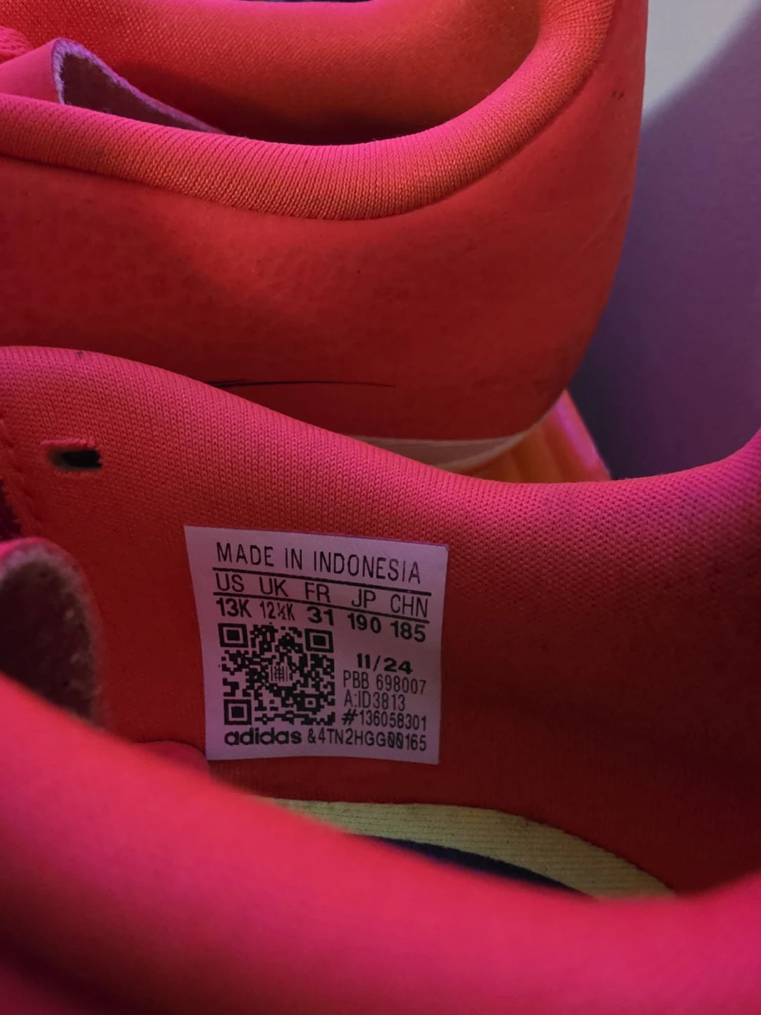 Adidas Kids Soccer Cleats Red - photo 3