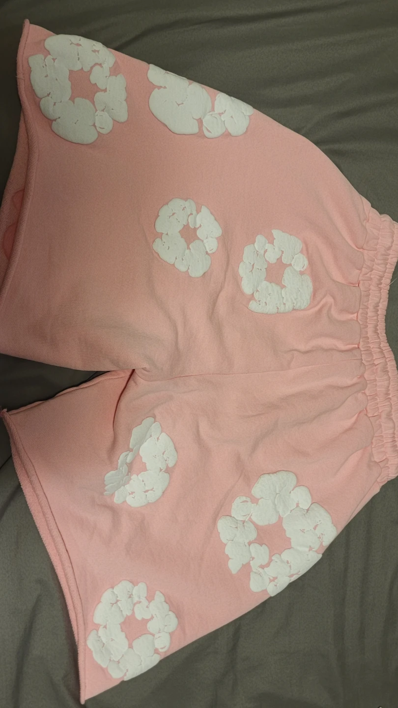 Pink denim tears shorts Cheak descriptions 70$ - photo 2