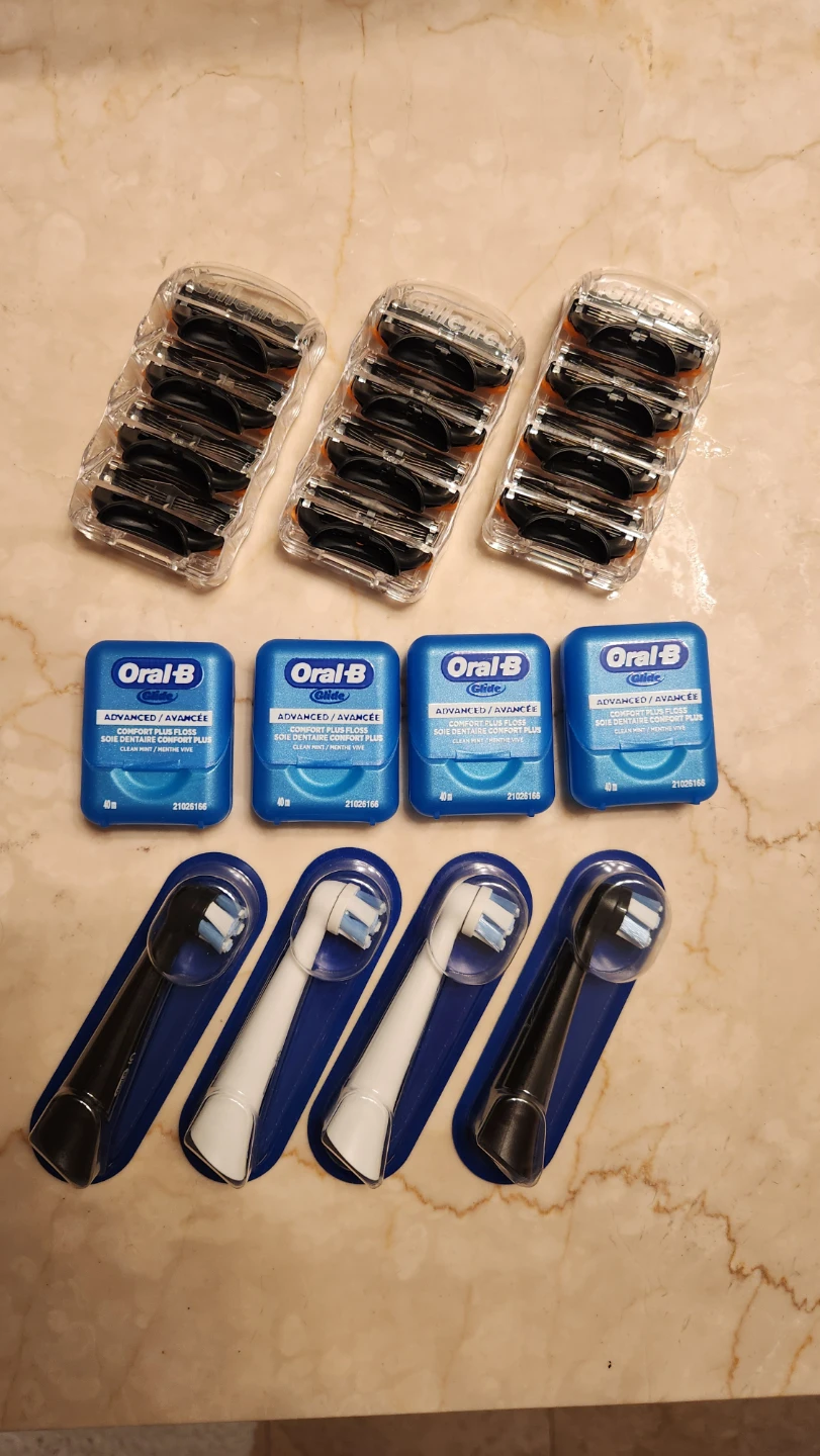Gillette and Oral-B Assorted Dental and Shaving Items