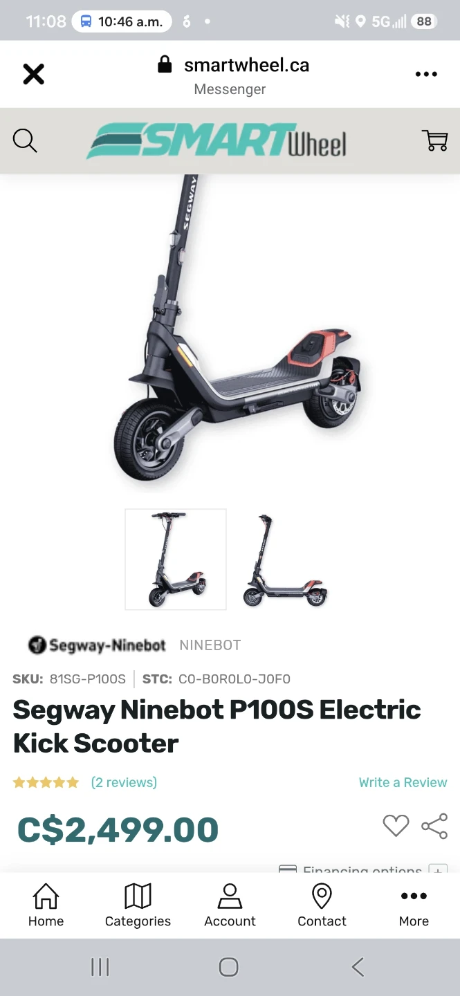 Segway Ninebot P100S Electric Kickscooter - photo 5