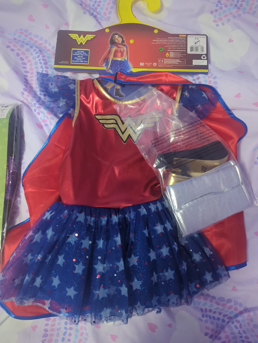 Wonder Woman Costume Size 5-6 kids