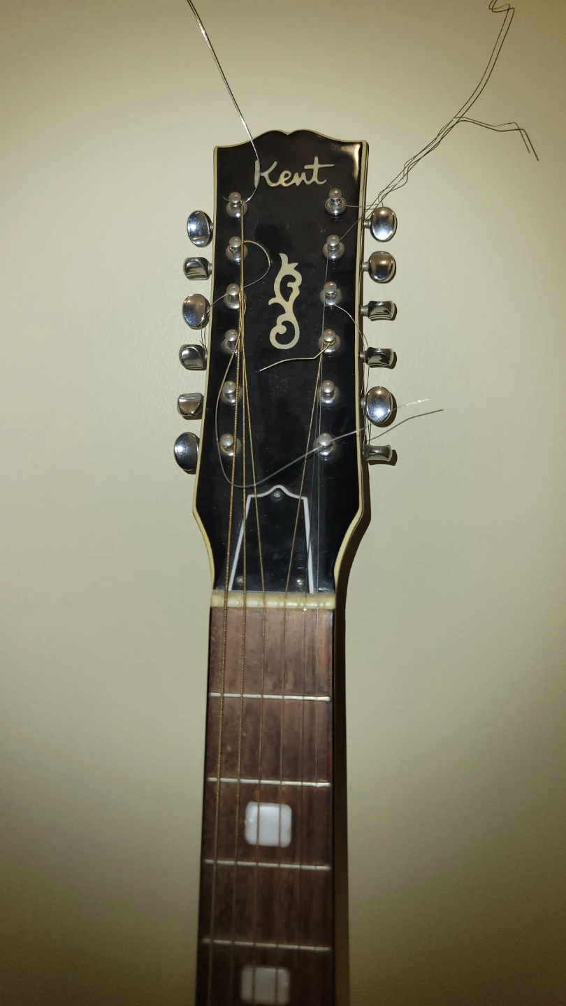 Vintage Kent 12-String Acoustic Guitar - photo 3