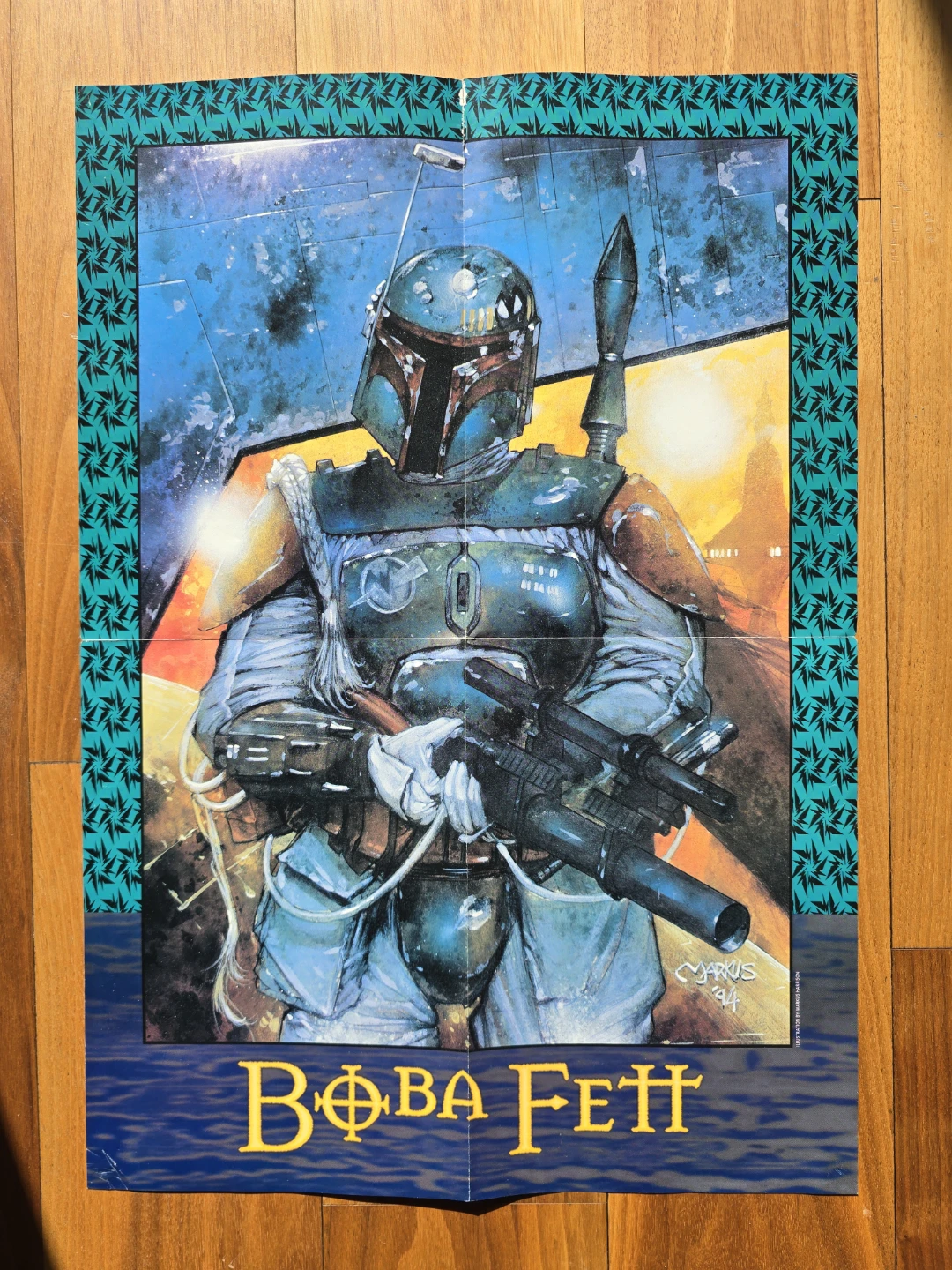 Star Wars Boba Fett Poster and Info Sheet