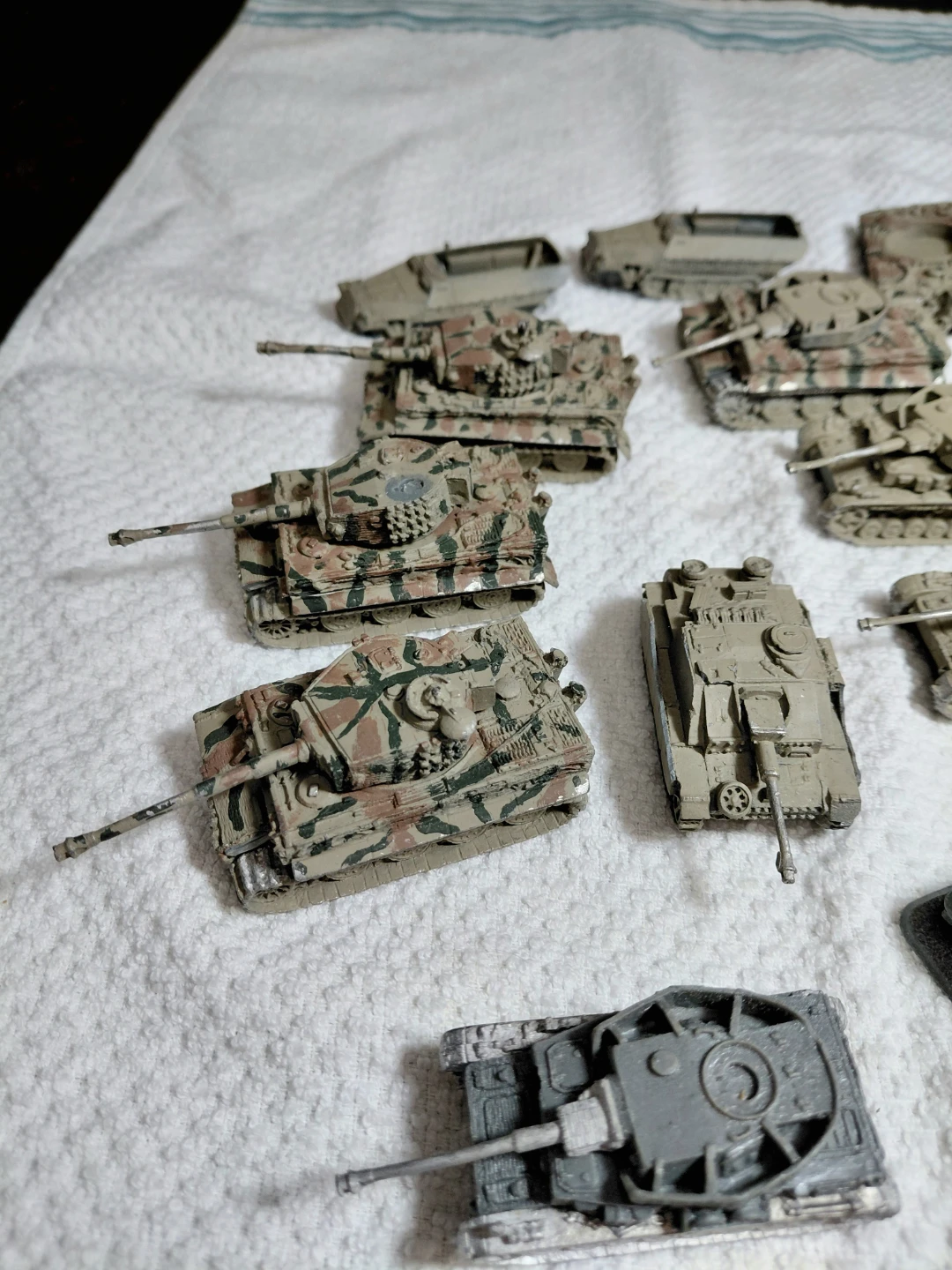 Collection of Miniature Military Tank Models - photo 2