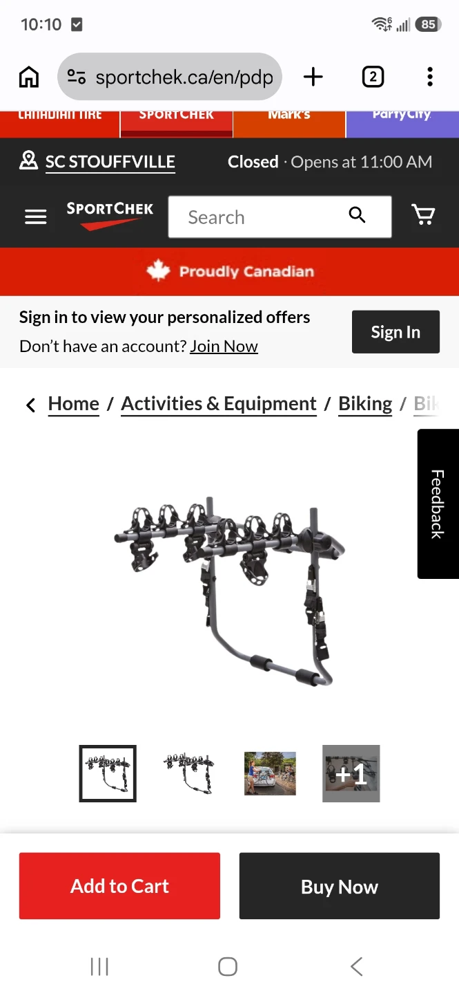 SportRack Trunk  Bike Rack - photo 4