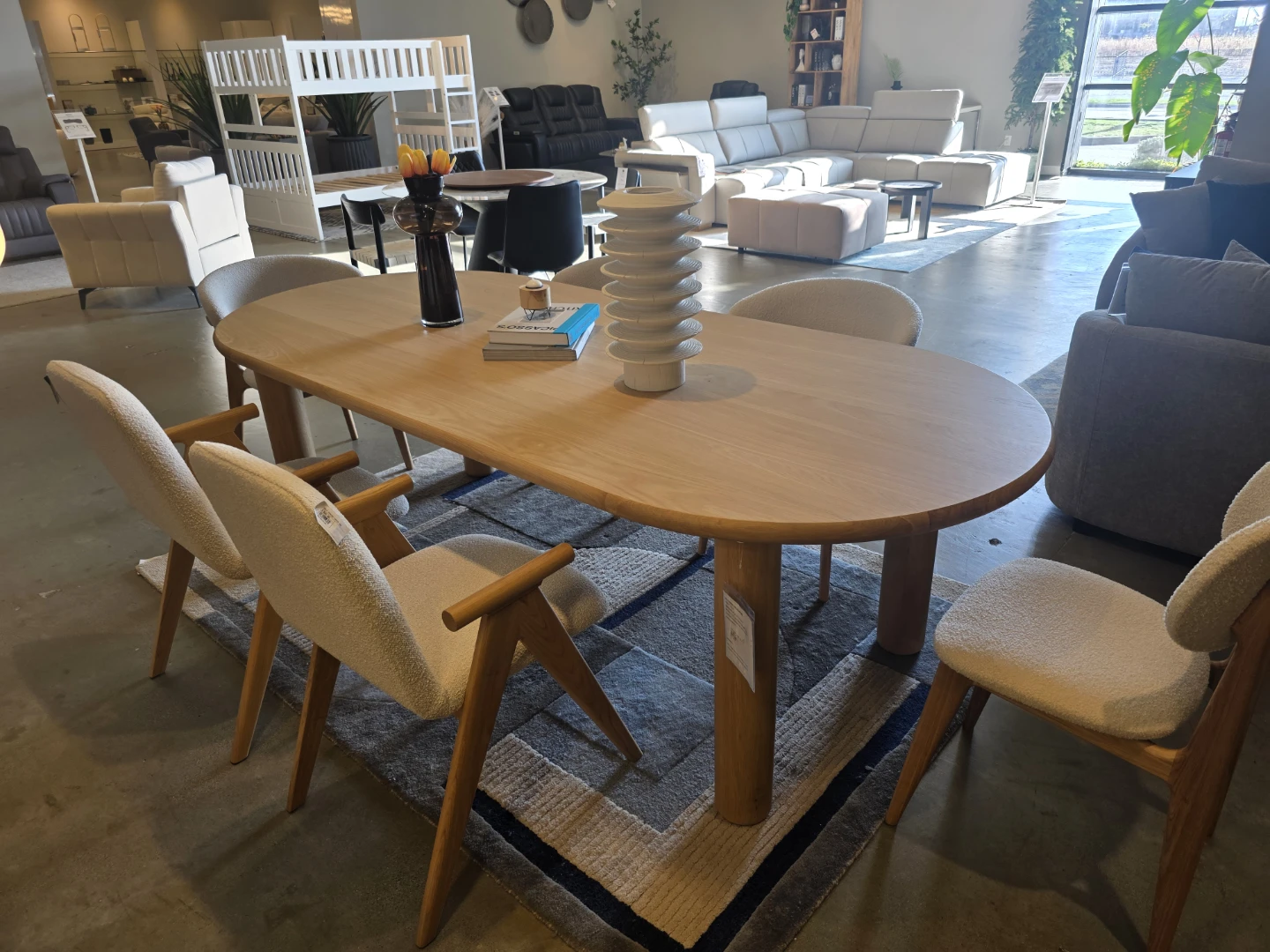Oval Oak Dining Table
