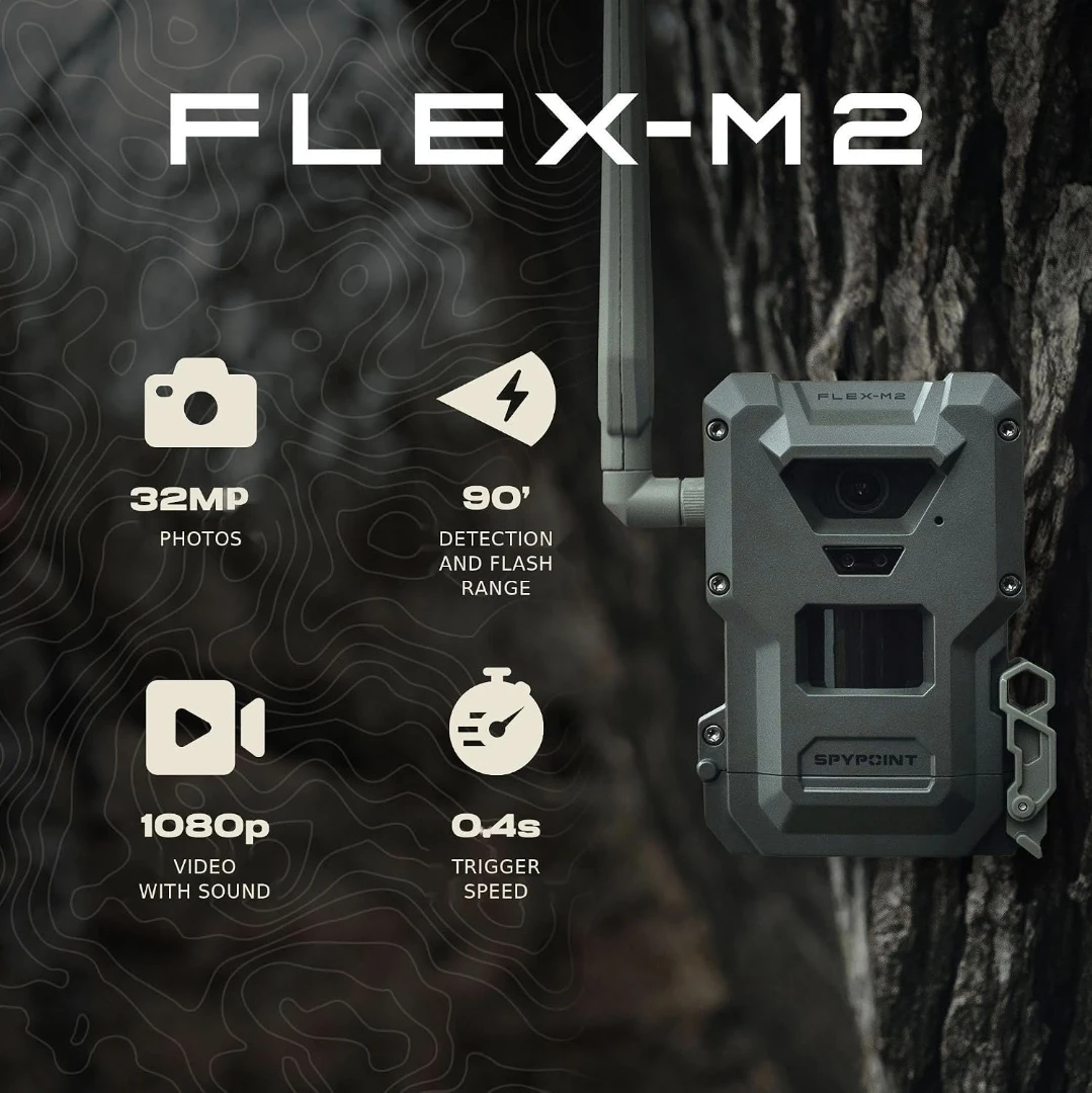 NEW - Spypoint Flex-M2 Cellular Trail Camera - photo 2