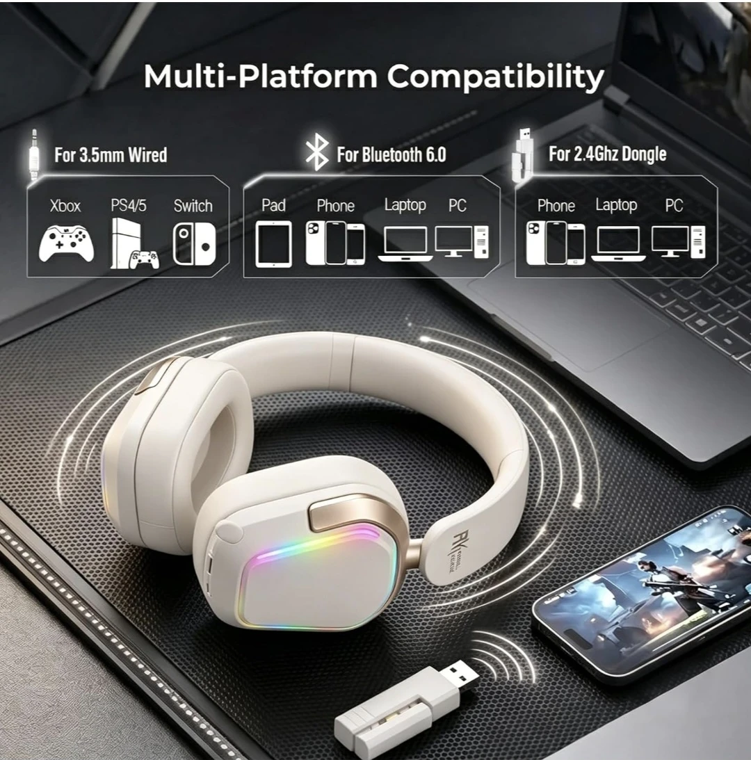 Royal Kludge RK HG101 Wireless Gaming Headset - photo 5
