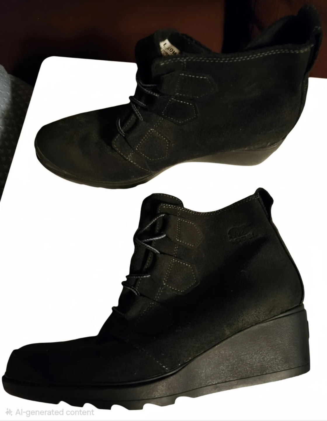New Sorel ladies wedge booties 8.5